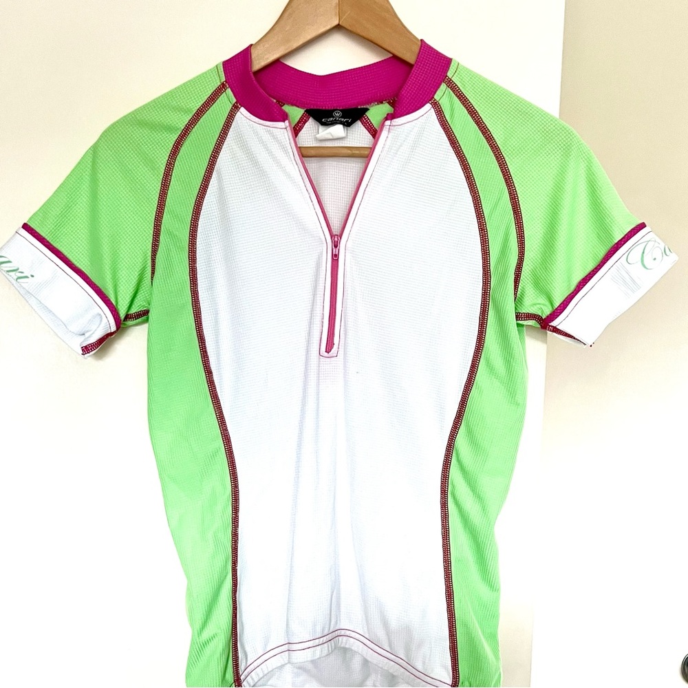 Canari Women’s Cycling Bike, shirt jersey, short sleeve, pockets, size small